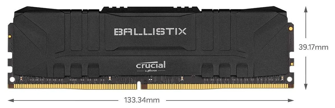 RAM Crucial Ballistix DDR4 32GB Kit 2x16GB 3200MHz White - BL2K16G32C16U4W