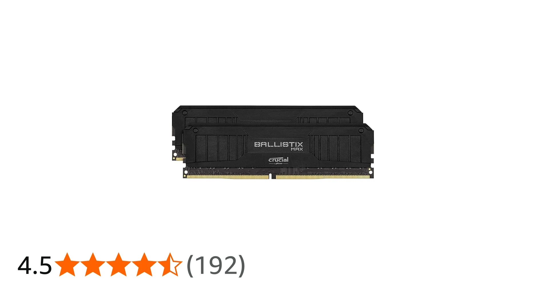 RAM Crucial Ballistix MAX RGB DDR4 32GB Kit 2x16GB 4000MHz Black - BLM2K16G40C18U4BL