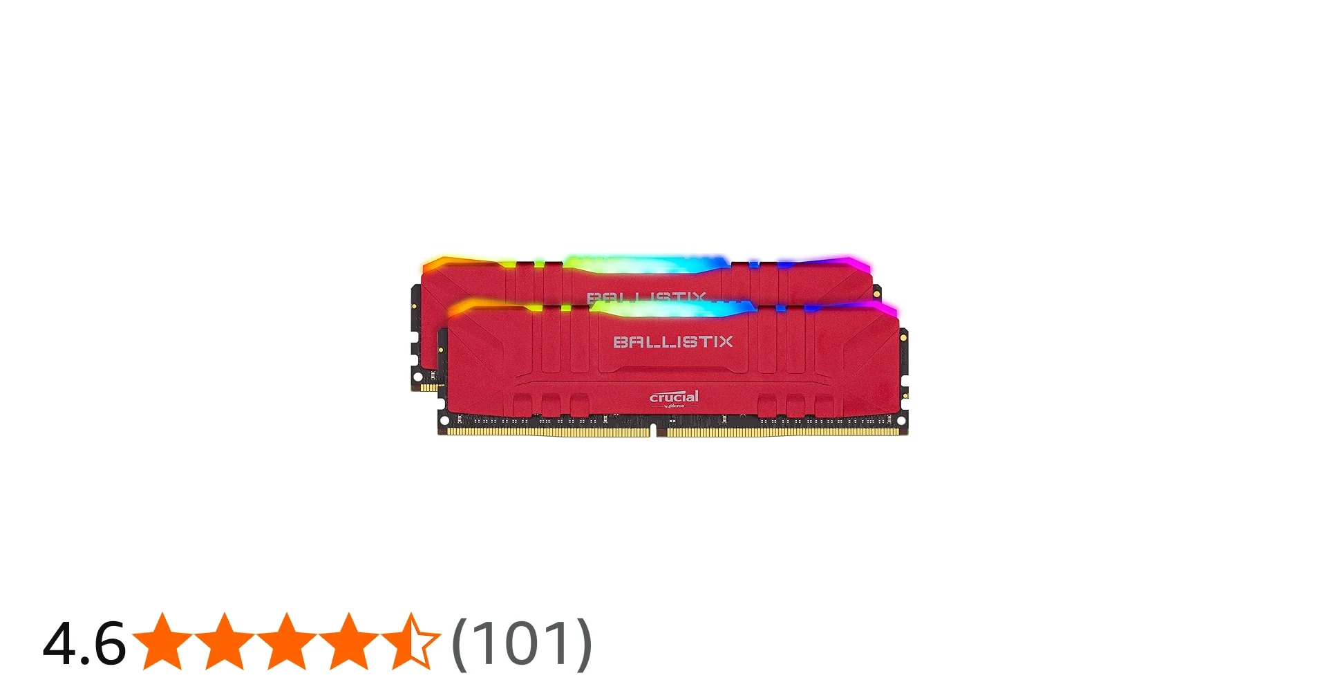 RAM Crucial Ballistix RGB DDR4 32GB Kit 2x16GB 3200MHz Black - BL2K16G32C16U4BL