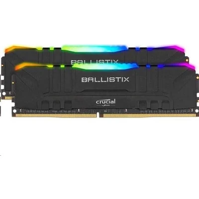 RAM Crucial Ballistix RGB DDR4 32GB Kit 2x16GB 3600MHz Black - BL2K16G36C16U4BL