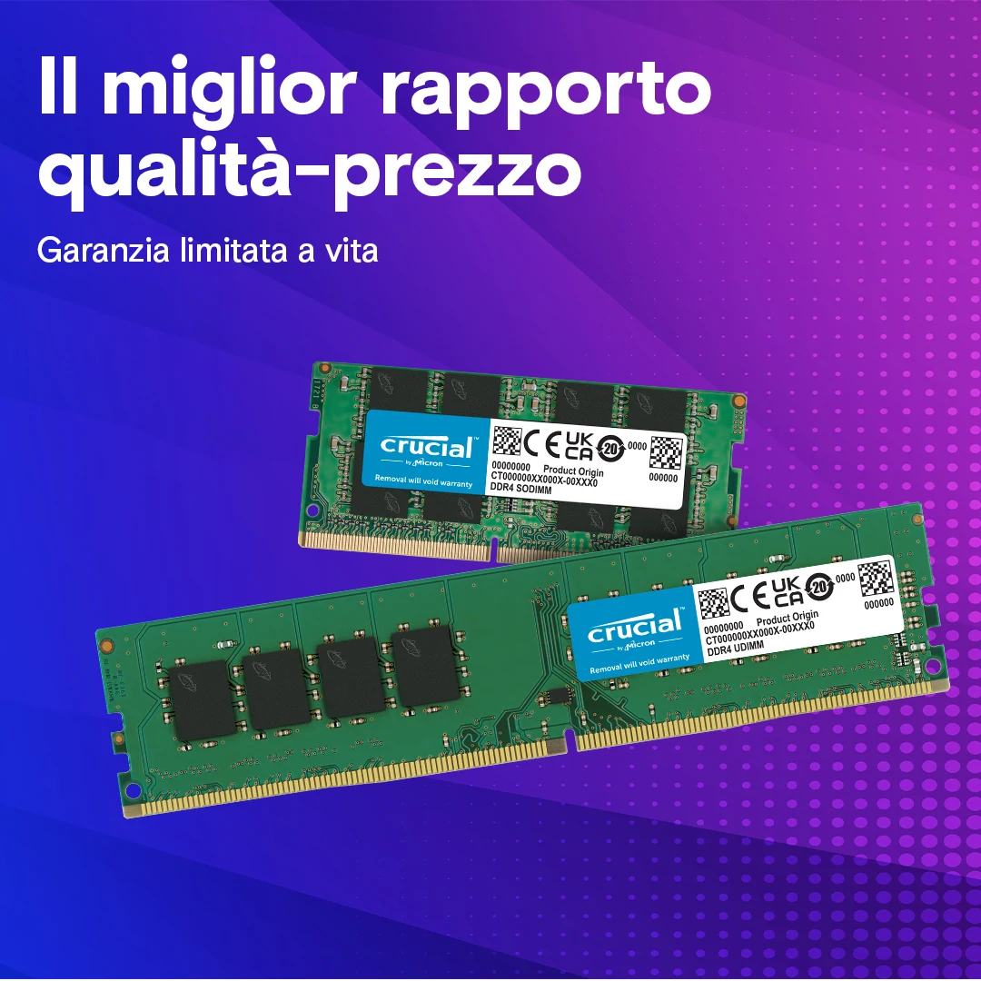 RAM Crucial DDR4 UDIMM 16GB 2666MHz - CT16G4DFRA266