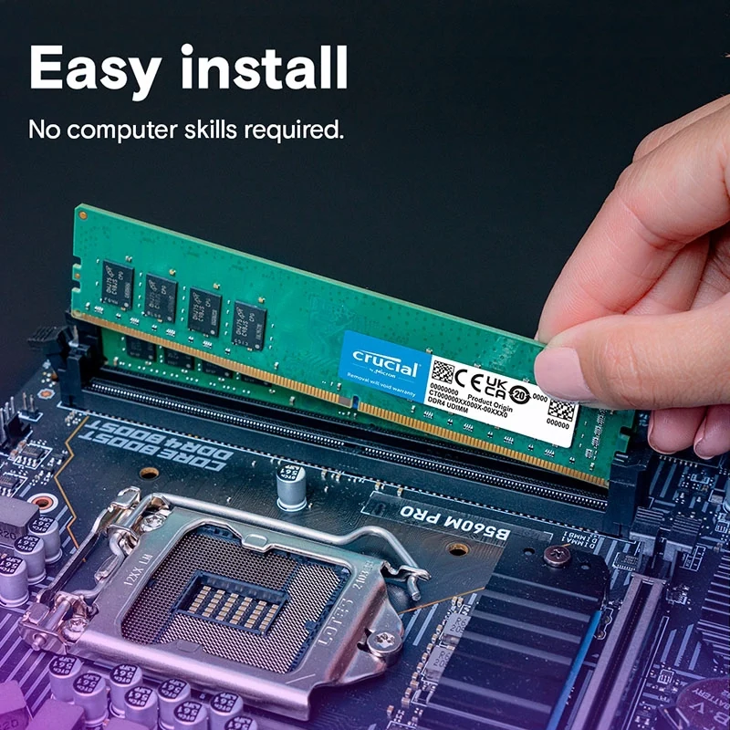 RAM Crucial DDR4 UDIMM 32GB 3200MHz - CT32G4DFD832A