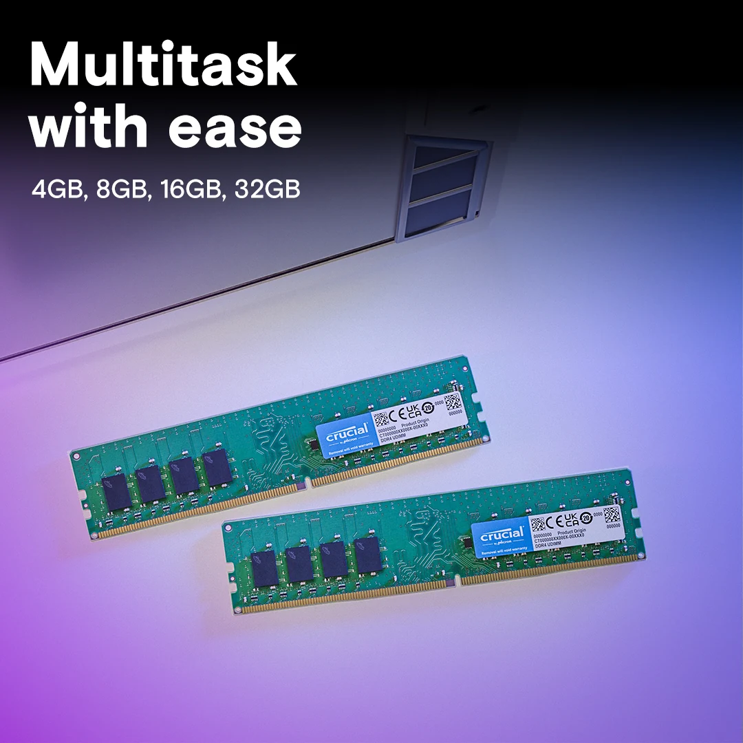 RAM Crucial DDR4 UDIMM 4GB 2400MHz - CT4G4DFS824A