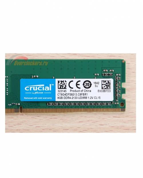 RAM Crucial DDR4 UDIMM 8GB 2133MHz - CT8G4DFS8213