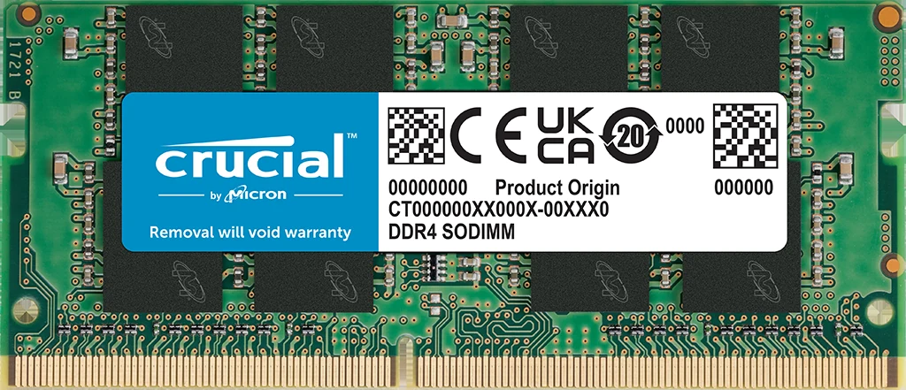 RAM Crucial DDR4 UDIMM 8GB 3200MHz - CT8G4DFS832A