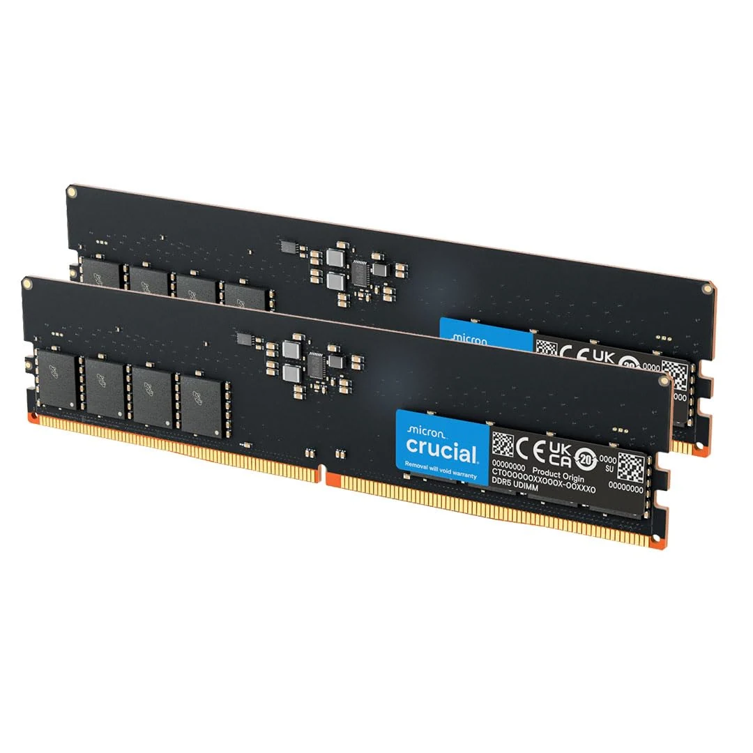 RAM Crucial DDR5 UDIMM 16GB Kit 2x8GB 5600MHz - CT2K8G56C46U5