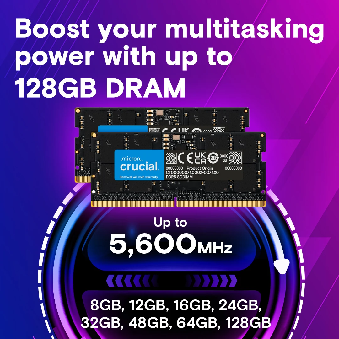 RAM Crucial DDR5 UDIMM 32GB 5200MHz - CT32G52C42U5
