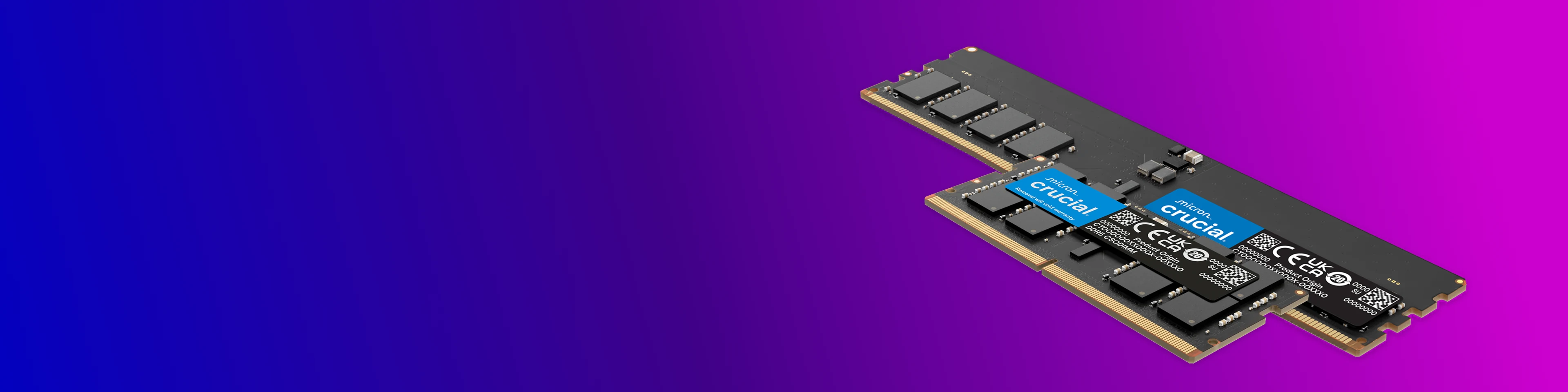RAM Crucial DDR5 UDIMM 32GB Kit 2x16GB 5200MHz - CT2K16G52C42U5