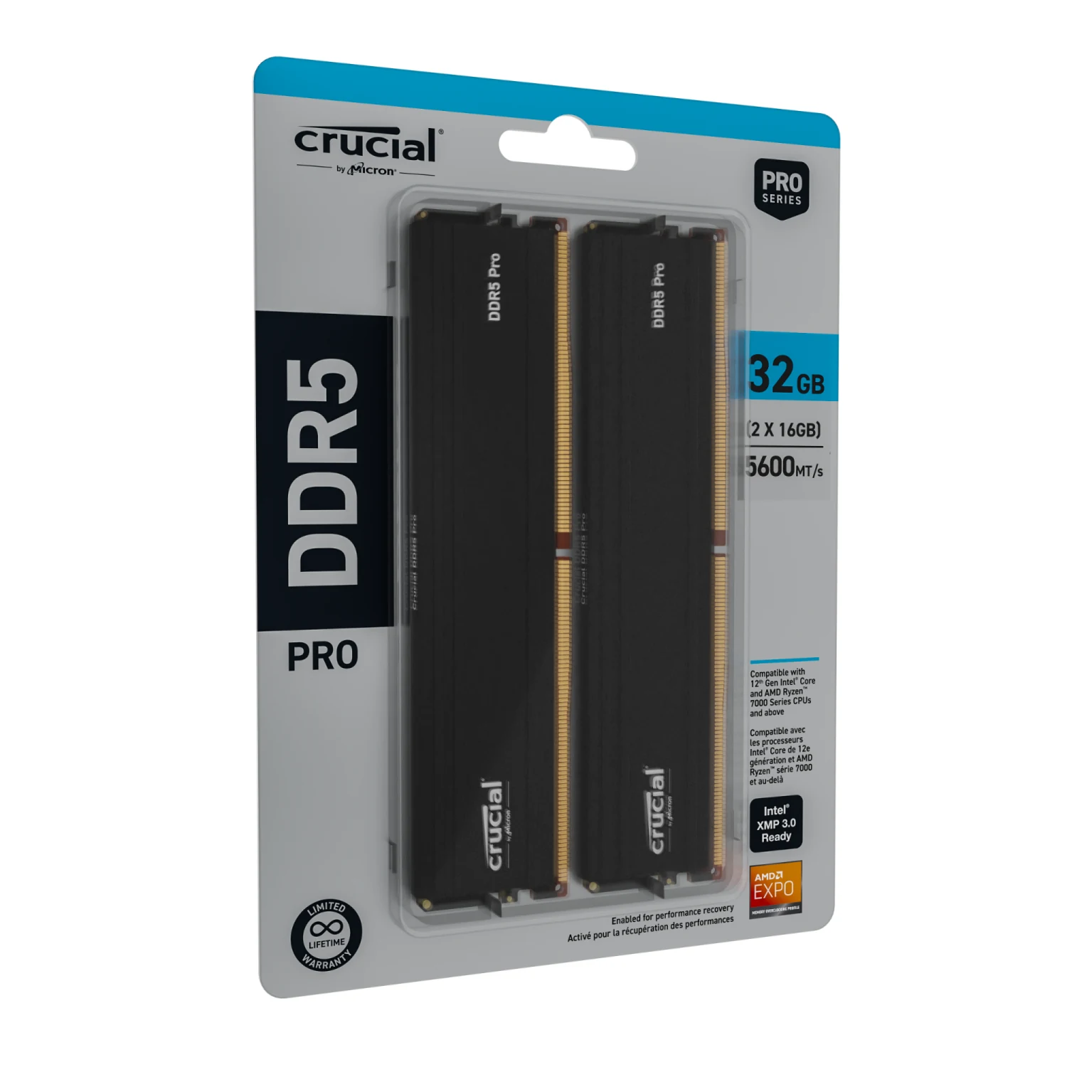 RAM Crucial Pro DDR5 UDIMM 16GB 6000MHz - CP16G60C48U5