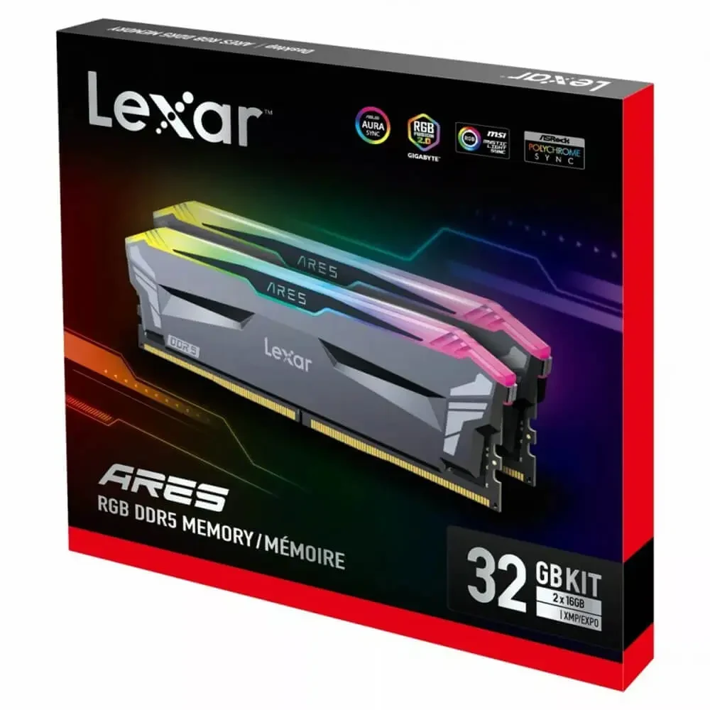RAM Lexar ARES DDR5 16GB 5600MHz - LD5U16G56C36LA