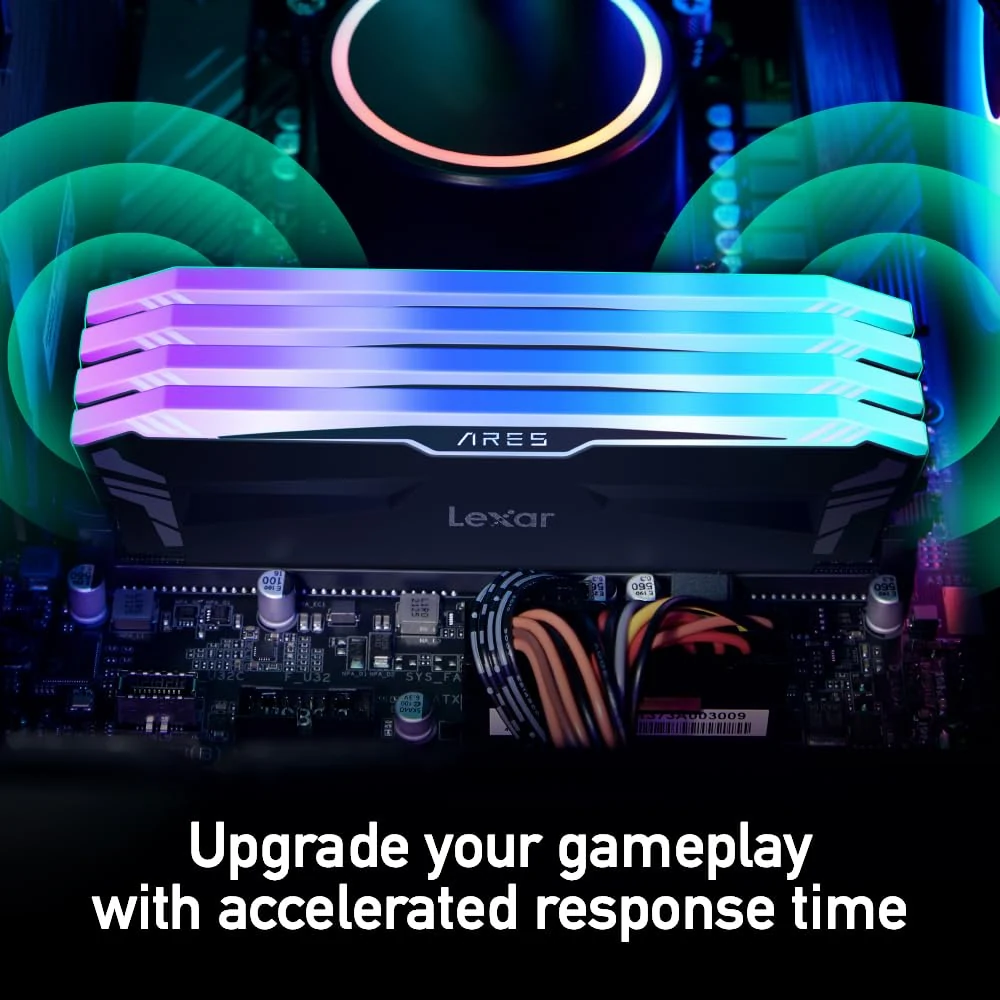 RAM Lexar ARES RGB DDR4 16GB 3600MHz - LD4BU016G-R3600GDLA