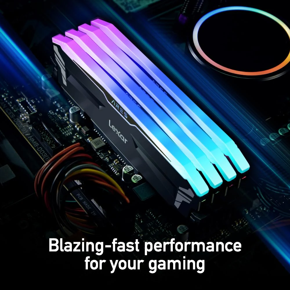 RAM Lexar ARES RGB DDR4 16GB 3600MHz - LD4BU016G-R3600GDLA