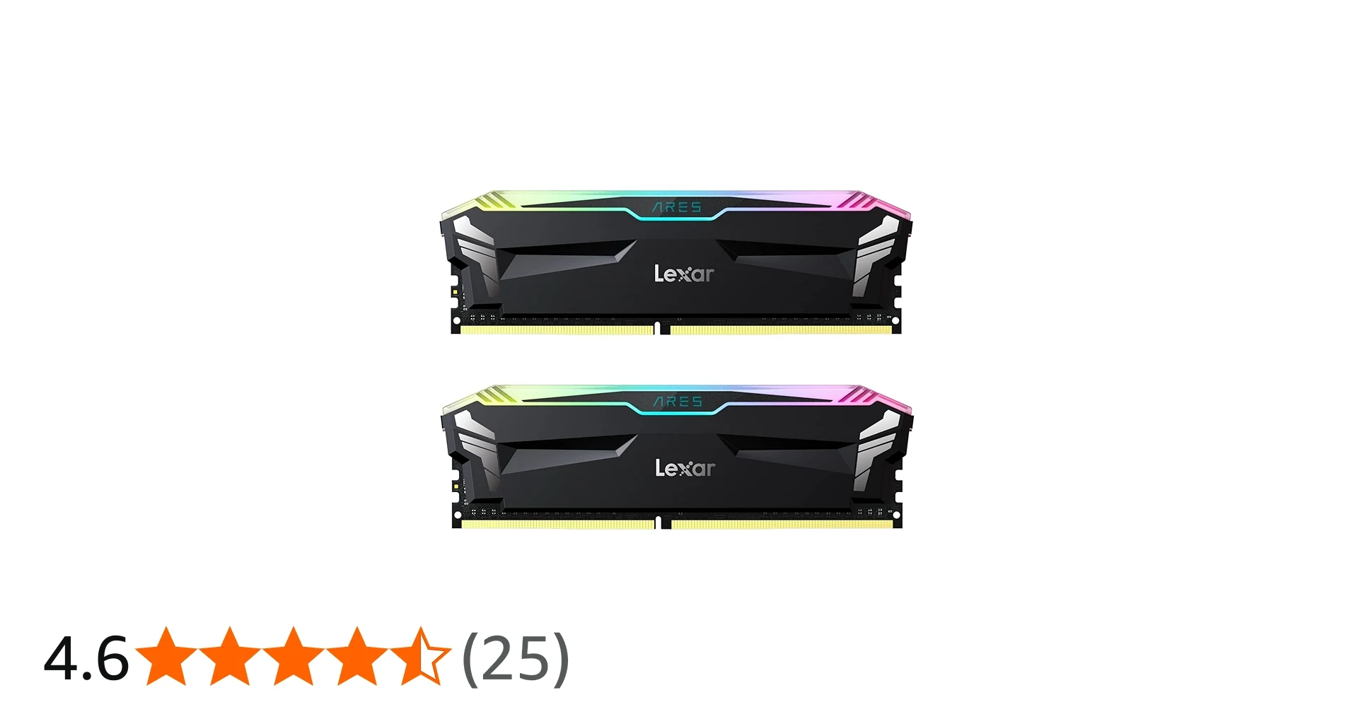 RAM Lexar ARES RGB DDR4 8GB 3600MHz - LD4BU008G-R3600GDLA