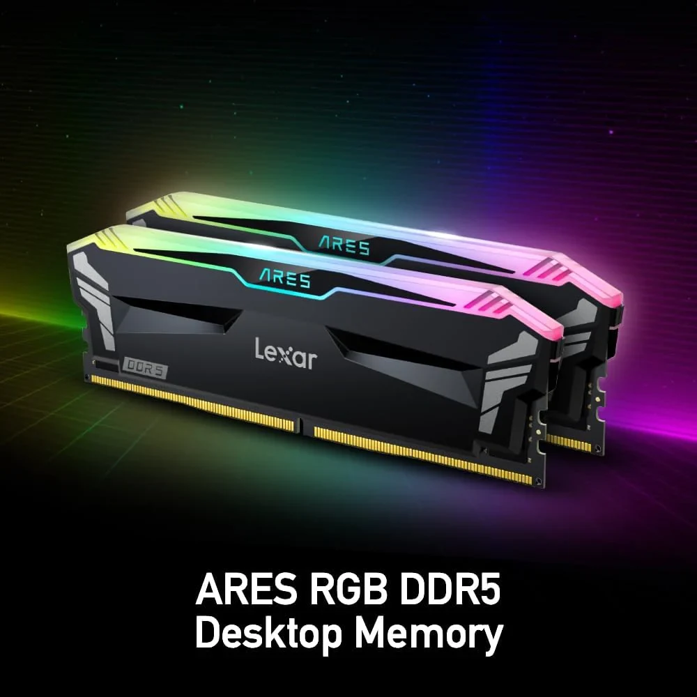RAM Lexar ARES RGB DDR5 16GB 6400MHz Black - LD5U16G64C32LA-RGS
