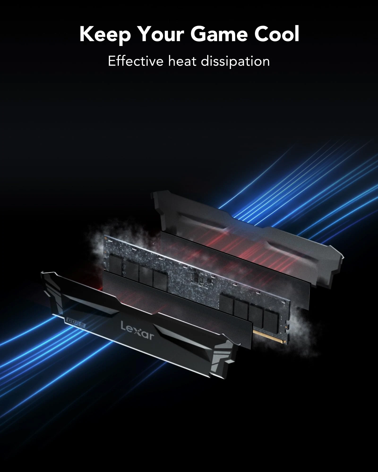 RAM Lexar ARES RGB DDR5 16GB 6800MHz - LD5U16G68C34LA-RGD