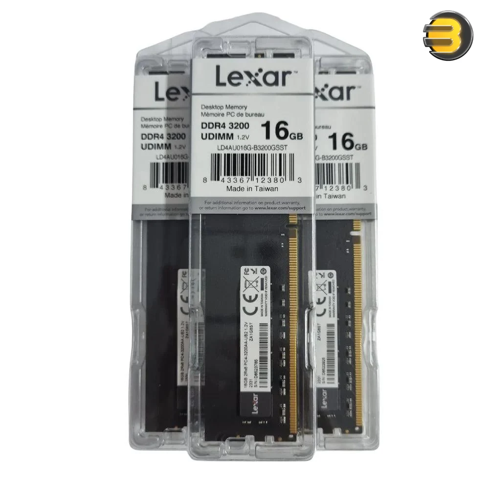 RAM Lexar DDR4 UDIMM 16GB 3200MHz - LD4AU016G-R3200GSST