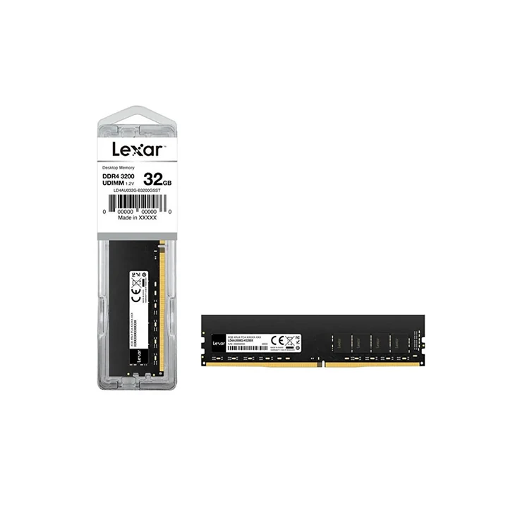 RAM Lexar DDR4 UDIMM 32GB 3200MHz - LD4AU032G-B3200GSST