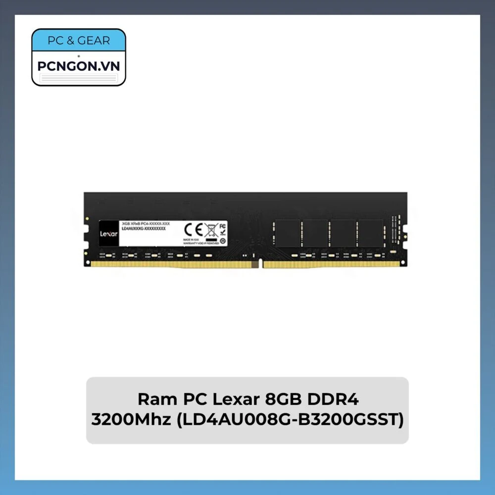 RAM Lexar DDR4 UDIMM 8GB 3200MHz - LD4AU008G-B3200GSST
