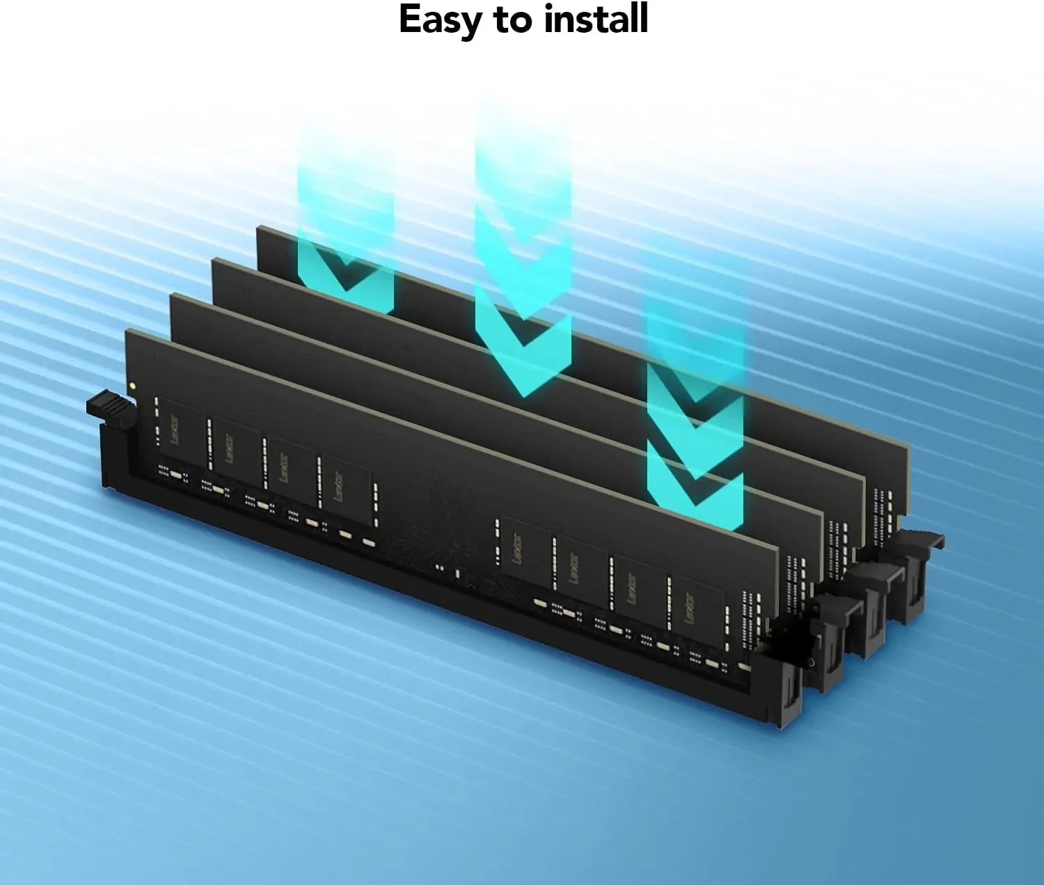 RAM Lexar DDR4 UDIMM 8GB 3200MHz - LD4AU008G-B3200GSST
