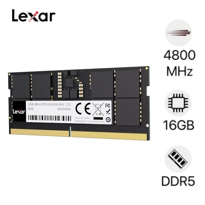 RAM Lexar DDR5 UDIMM 16GB 4800MHz - LD5U16G48C40ST-BGS