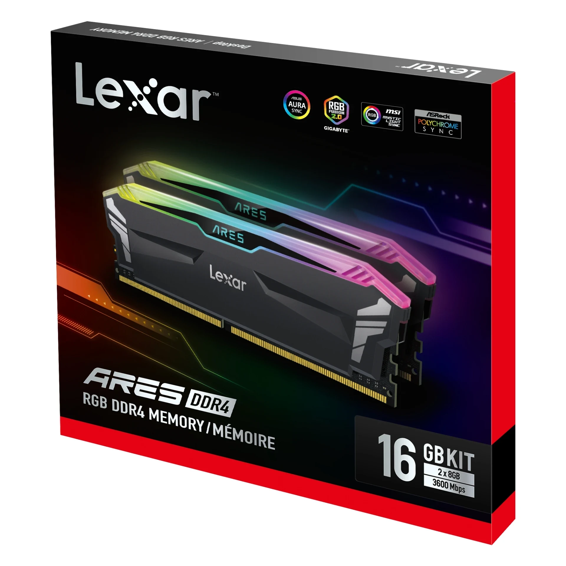 RAM Lexar THOR DDR4 16GB 3600MHz - LD4BU016G-R3600GSXG