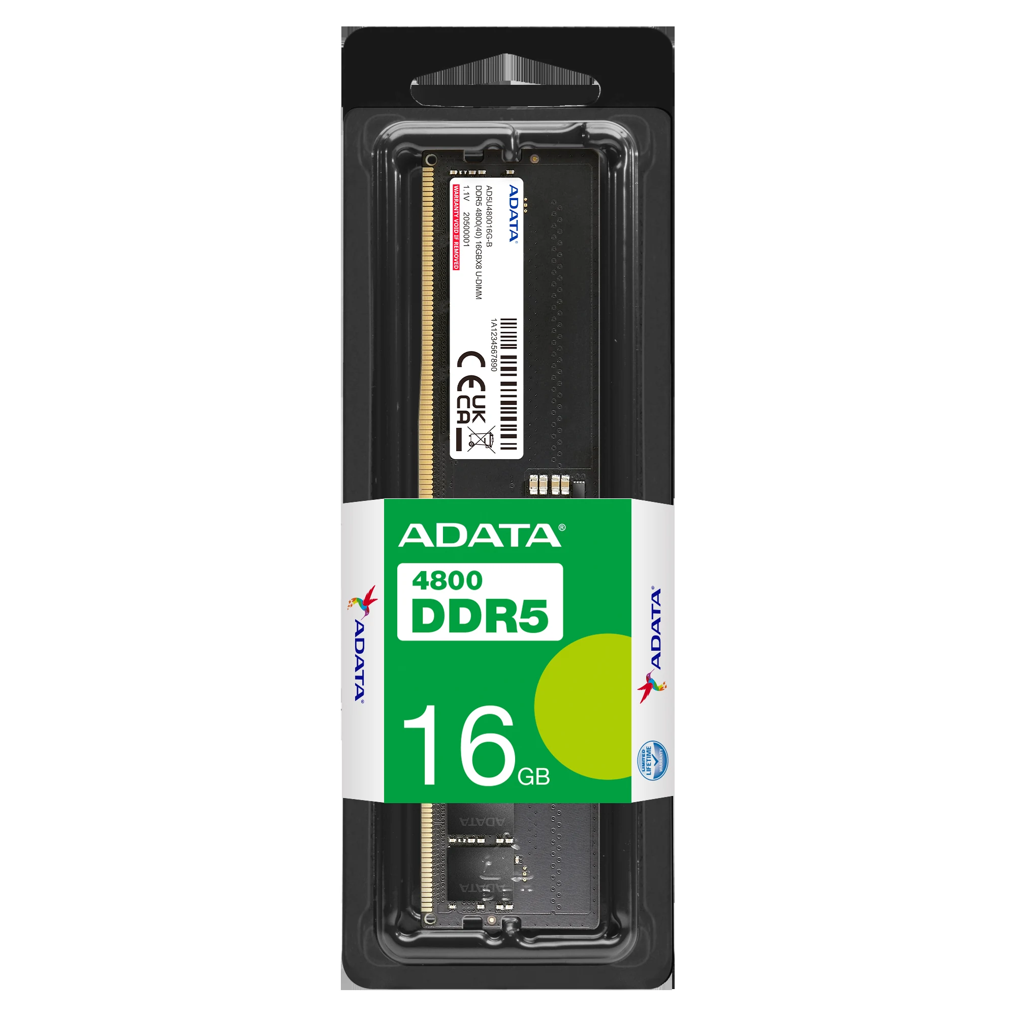 RAM ADATA Premier 16GB (1x16GB) DDR5 4800MHz - Green - New
