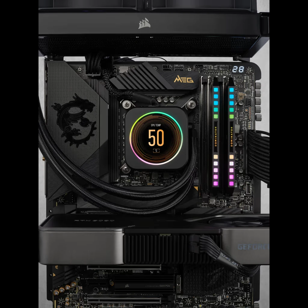 RAM Corsair Dominator Platinum RGB 16GB (1x16GB) DDR5 5200MHz - Black - New