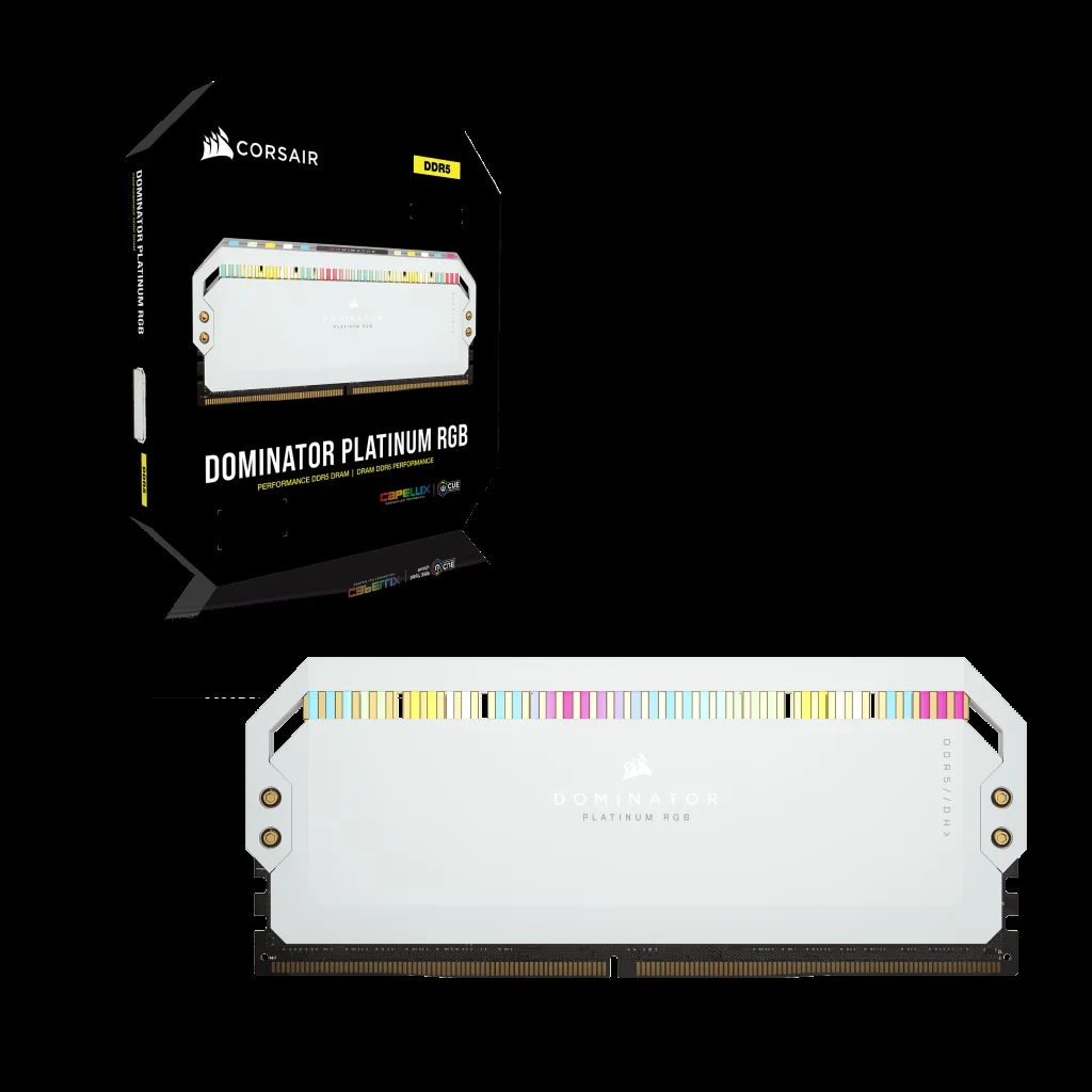 RAM Corsair Dominator Platinum RGB 16GB (1x16GB) DDR5 6000MHz - White - New
