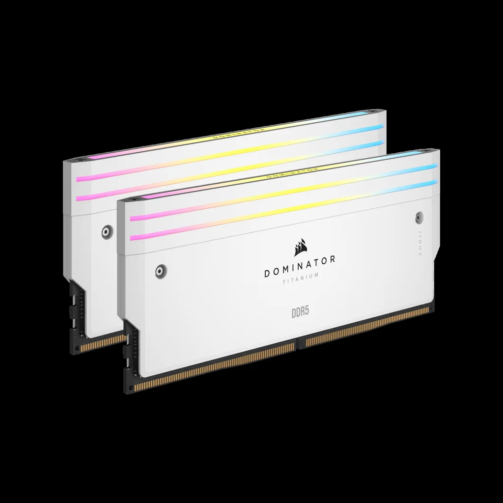 RAM Corsair Dominator Titanium RGB 16GB (1x16GB) DDR5 6000MHz - White - New