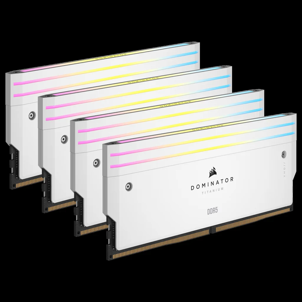 RAM Corsair Dominator Titanium RGB 16GB (1x16GB) DDR5 6400MHz - White - New