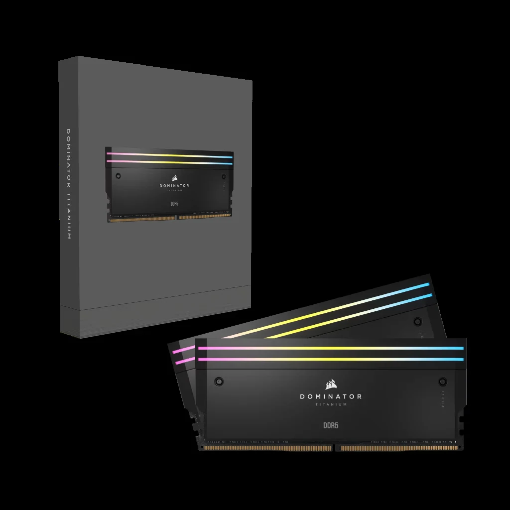 RAM Corsair Dominator Titanium RGB 64GB (2x32GB) DDR5 7200MHz - Black - New