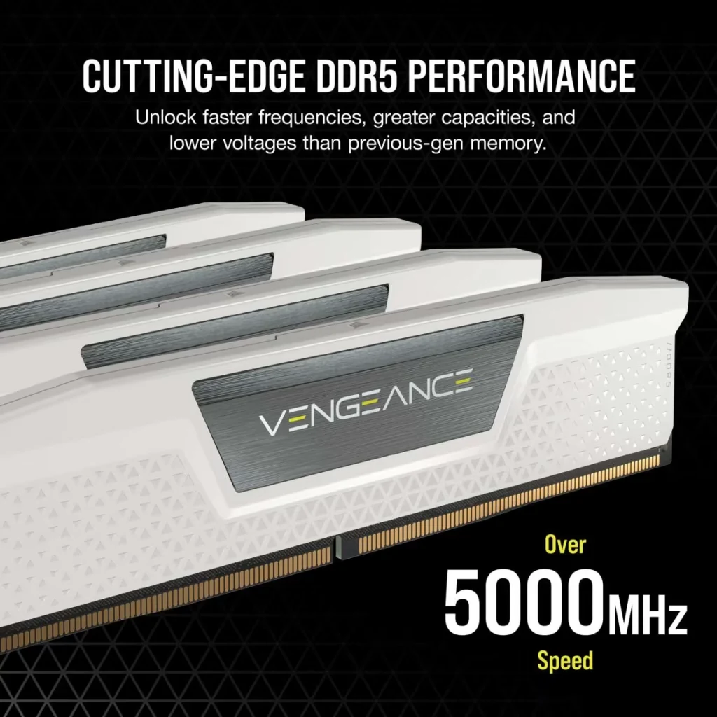 RAM Corsair Vengeance 16GB (1x16GB) DDR5 5600MHz - White - New
