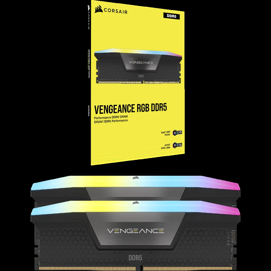 RAM Corsair Vengeance RGB 16GB (1x16GB) DDR5 6000MHz - Black - New