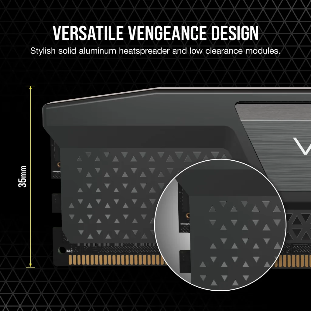 RAM Corsair Vengeance RGB 16GB (2x8GB) DDR5 5200MHz - Black - New