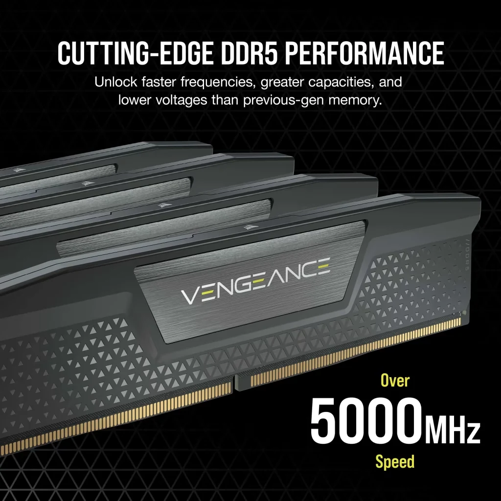 RAM Corsair Vengeance RGB 32GB (1x32GB) DDR5 6000MHz - Black - New