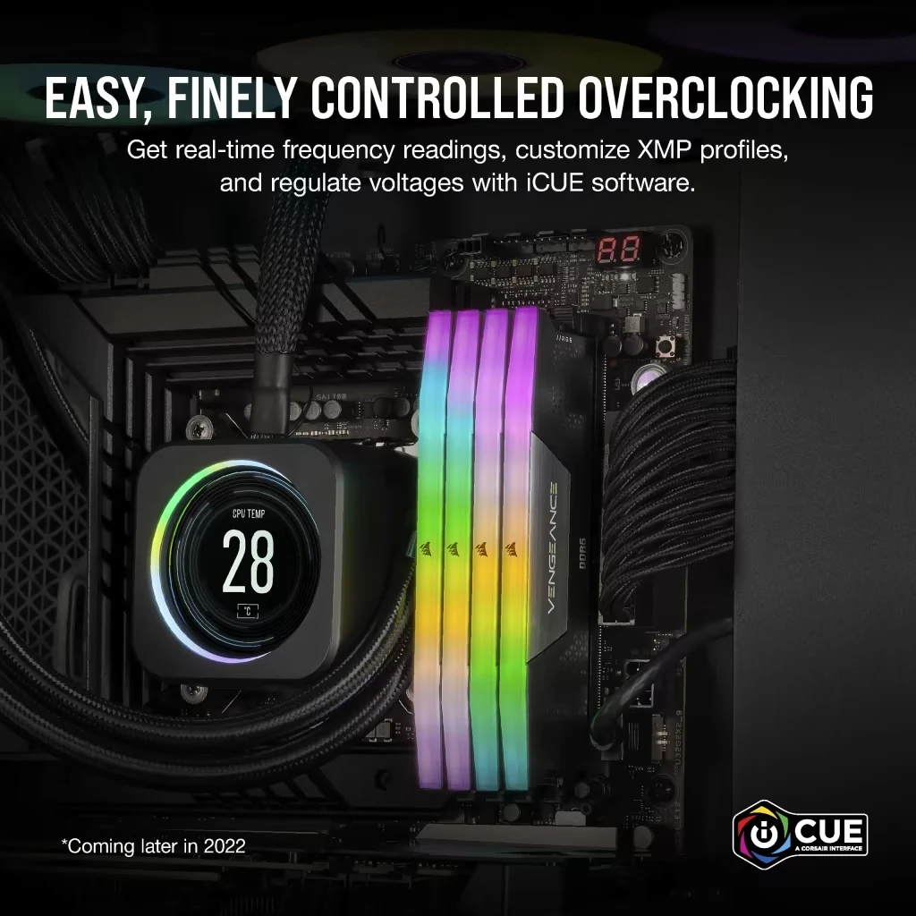 RAM Corsair Vengeance RGB 32GB (2x16GB) DDR5 5600MHz - Black - New