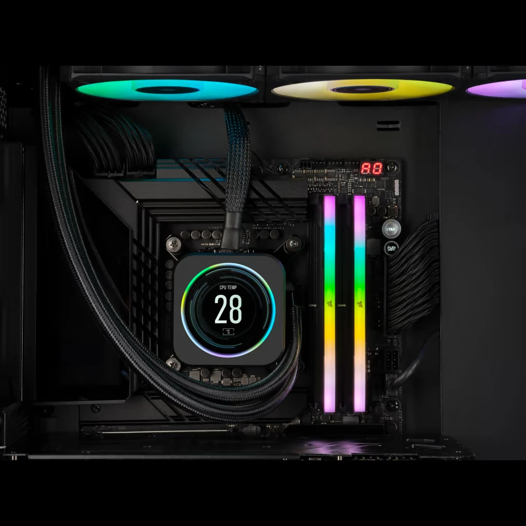 RAM Corsair Vengeance RGB 64GB (2x32GB) DDR5 5200MHz - Black - New