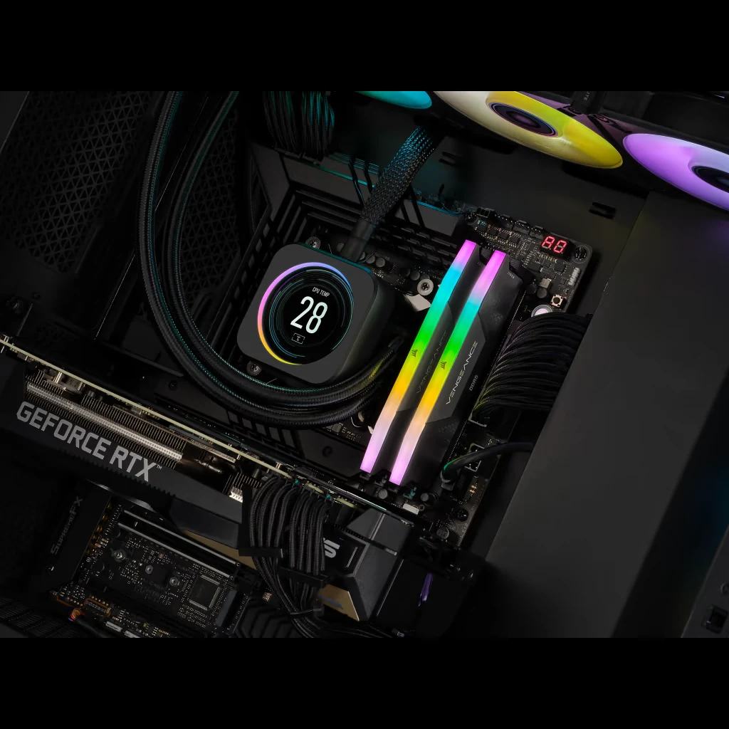 RAM Corsair Vengeance RGB 64GB (2x32GB) DDR5 6000MHz - Black - New