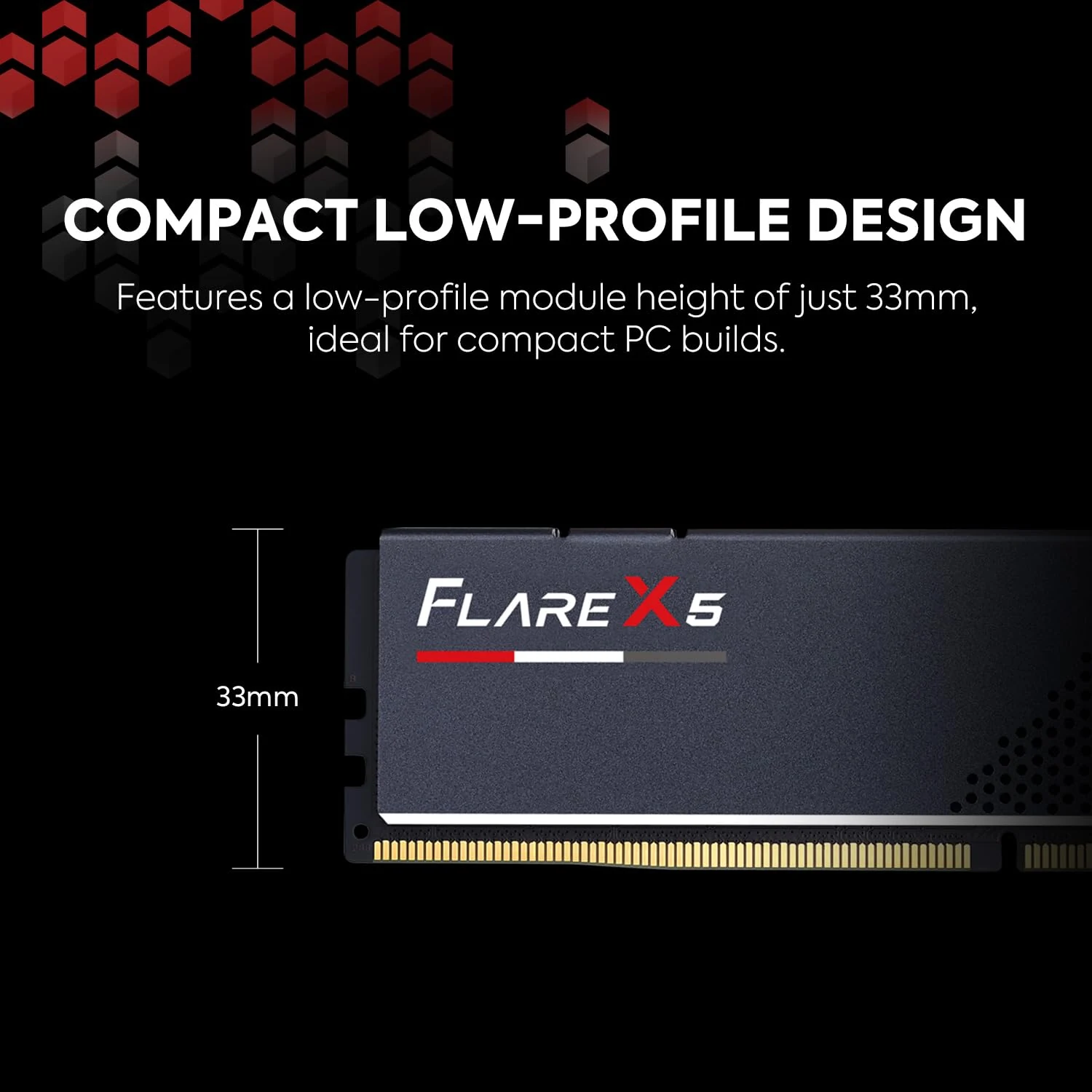 RAM G.Skill Flare X5 64GB (2x32GB) DDR5 5600MHz - Black - New
