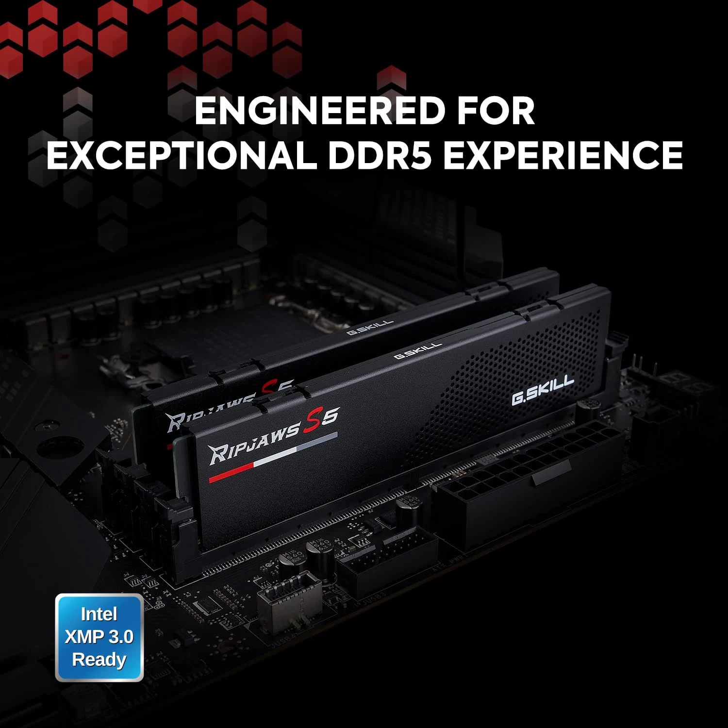 RAM G.Skill Ripjaws S5 32GB (1x32GB) DDR5 6000MHz - Black - New