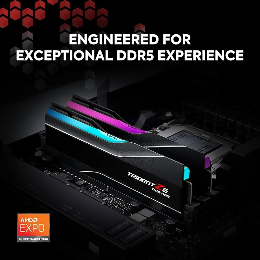 RAM G.Skill Trident Z5 RGB 64GB (2x32GB) DDR5 5600MHz - Black - New