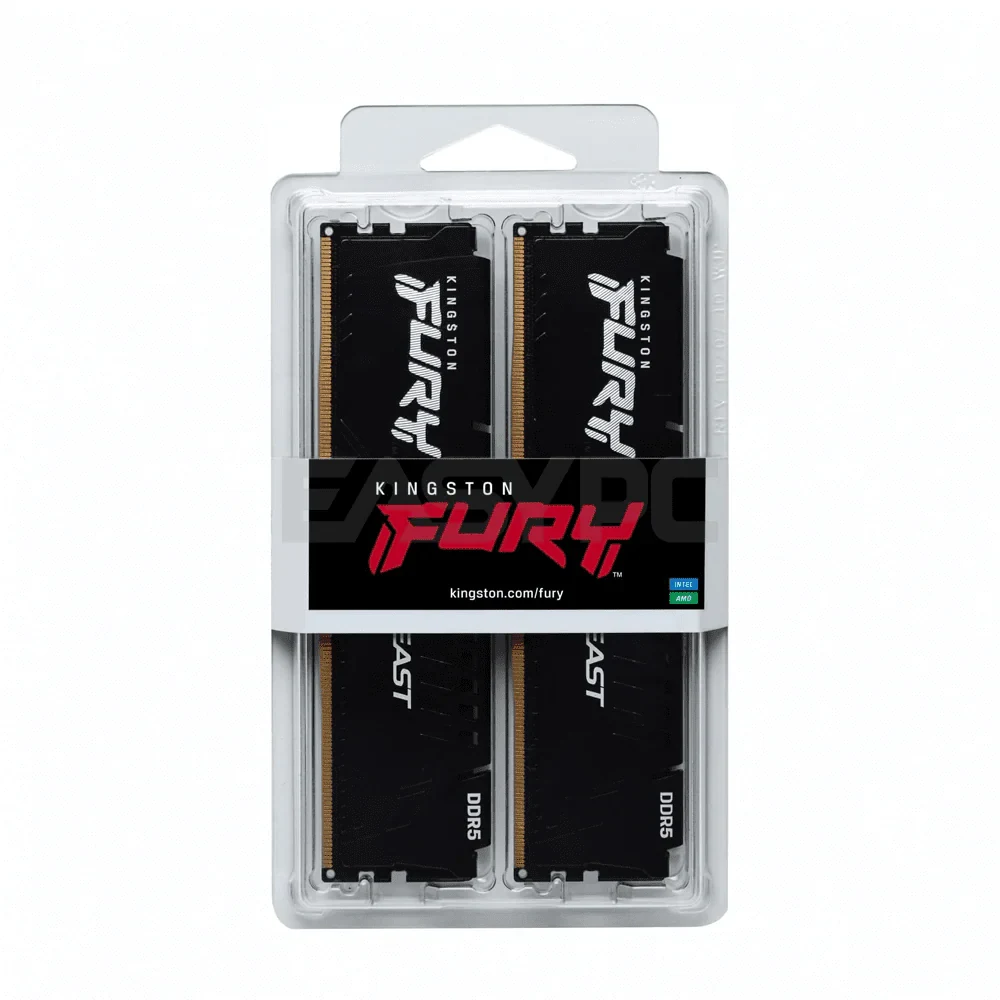 RAM Kingston FURY Beast 16GB (2x8GB) DDR5 5200MHz - Black - New