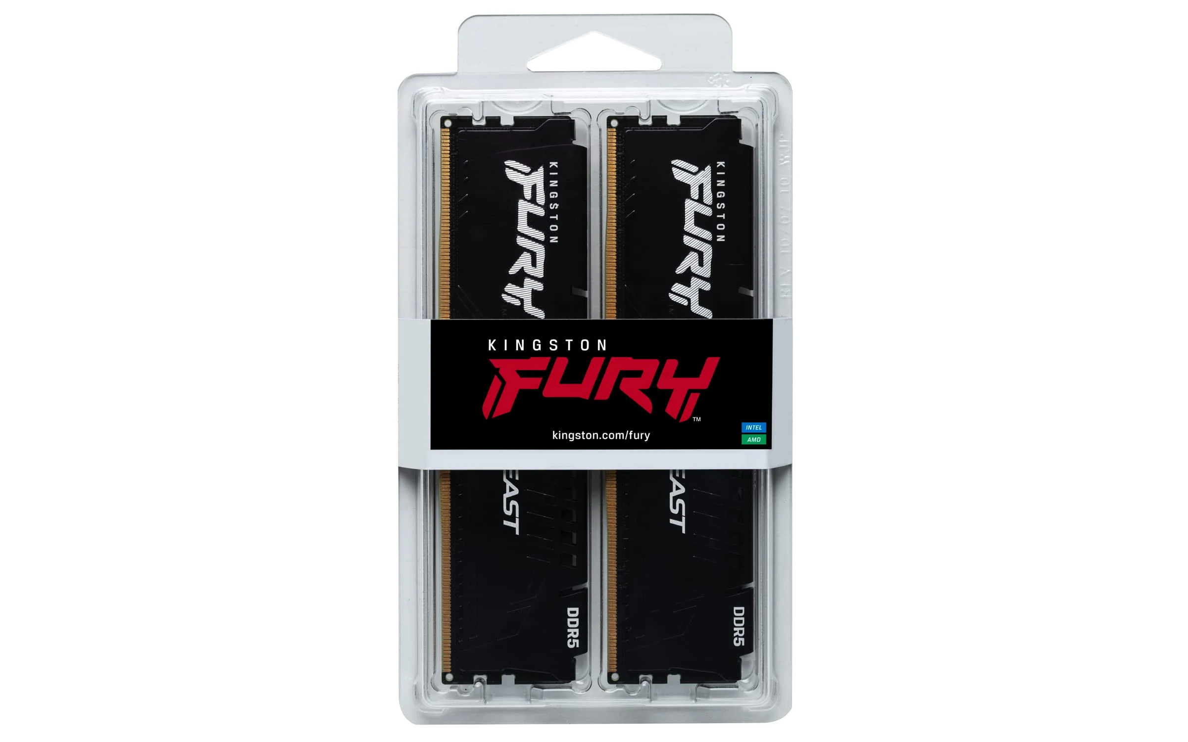 RAM Kingston FURY Beast 32GB (2x16GB) DDR5 5600MHz - Black - New