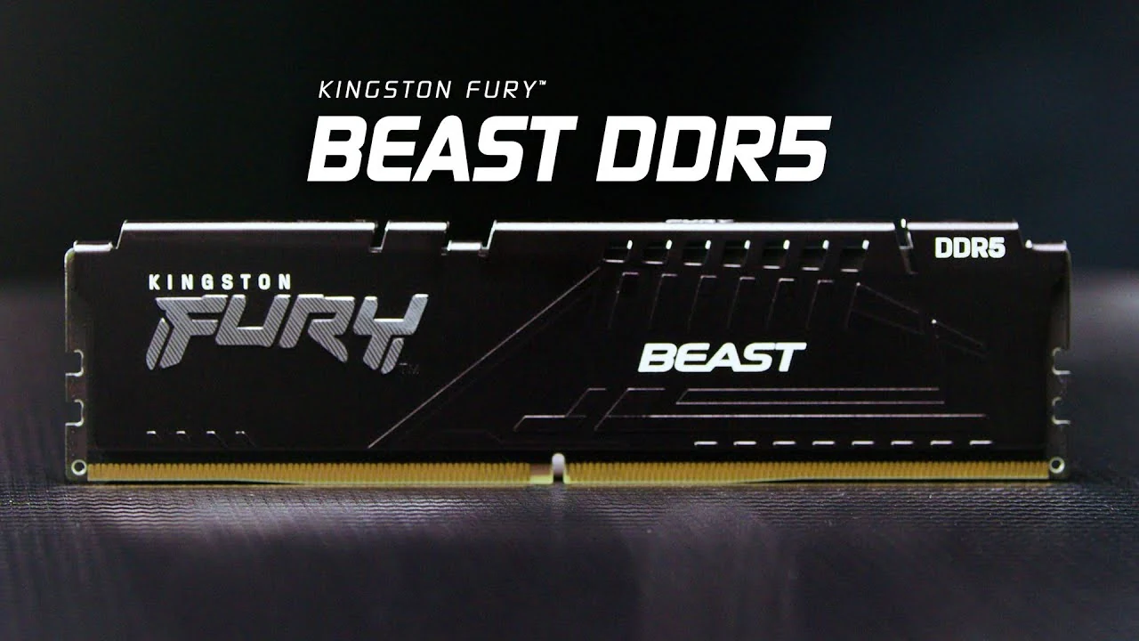 RAM Kingston FURY Beast 32GB (2x16GB) DDR5 5600MHz - Black - New