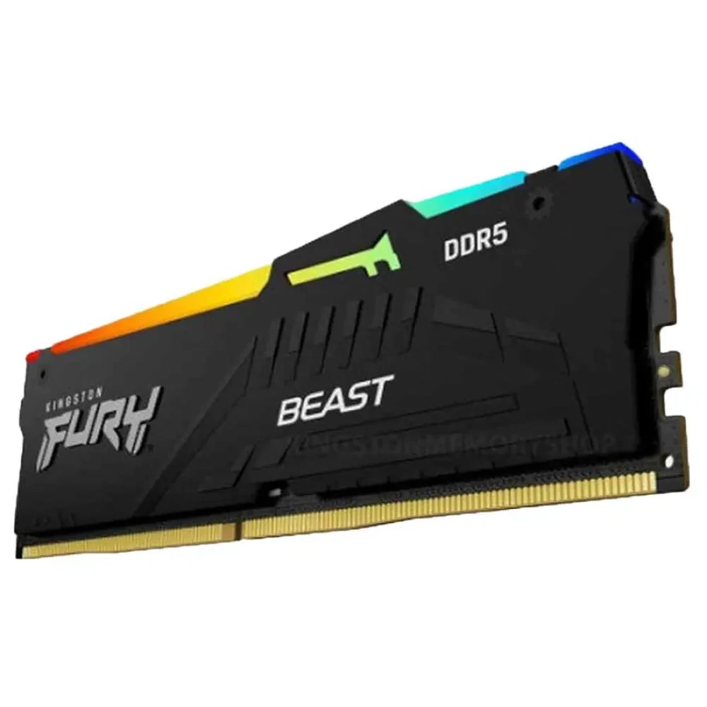 RAM Kingston FURY Beast 32GB (2x16GB) DDR5 6000MHz - Black - New