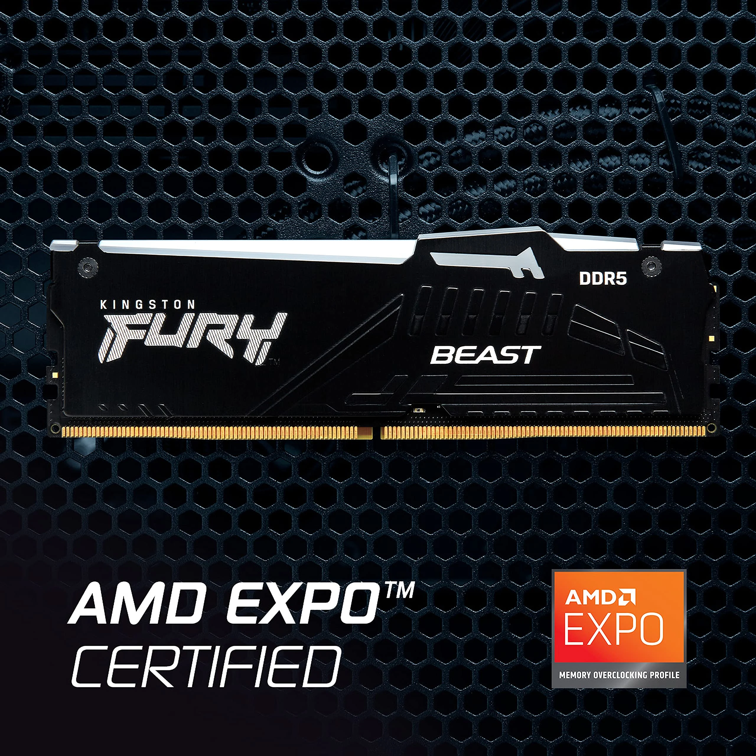 RAM Kingston FURY Beast 64GB (2x32GB) DDR5 6000MHz - Black - New