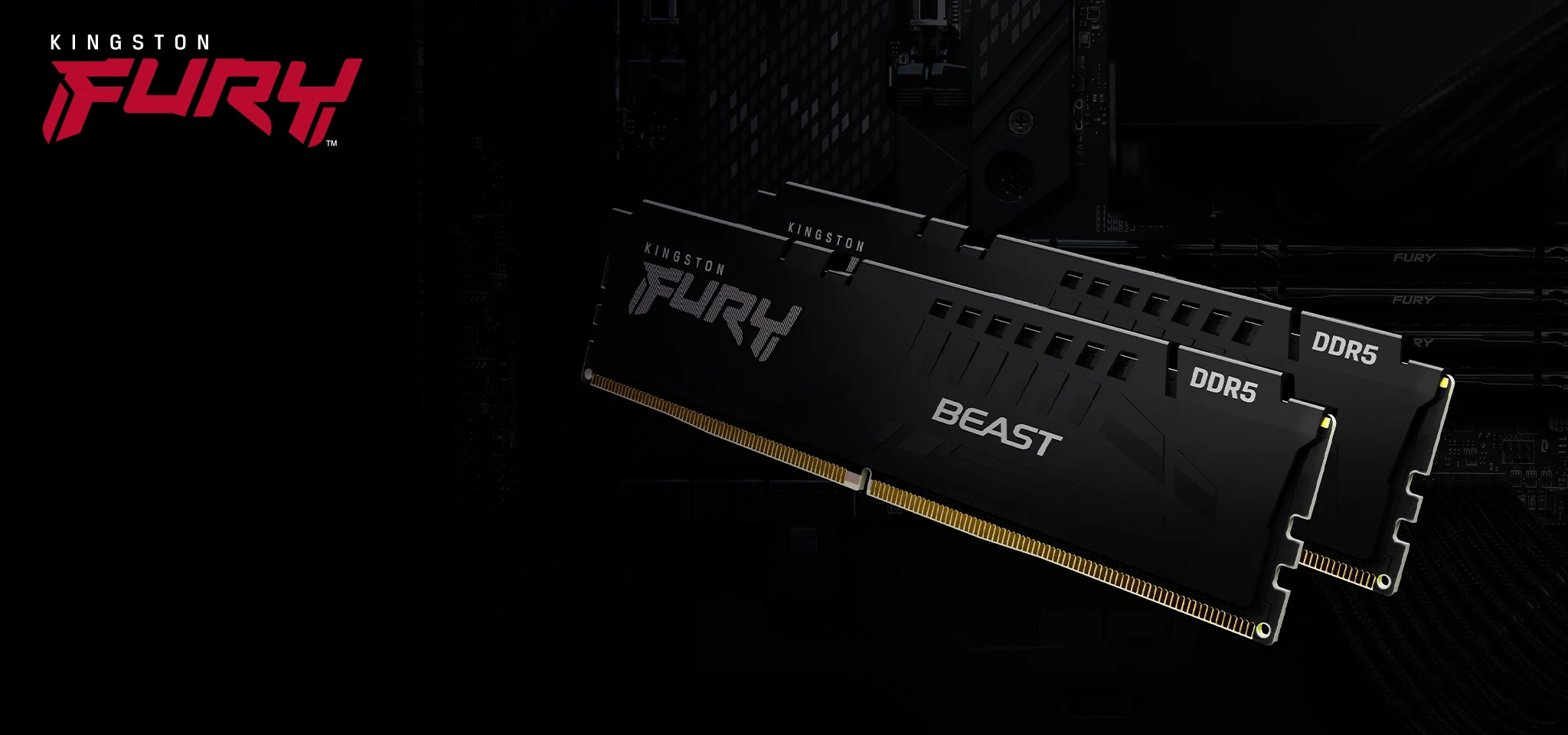 RAM Kingston FURY Beast 8GB (1x8GB) DDR5 5600MHz - Black - New
