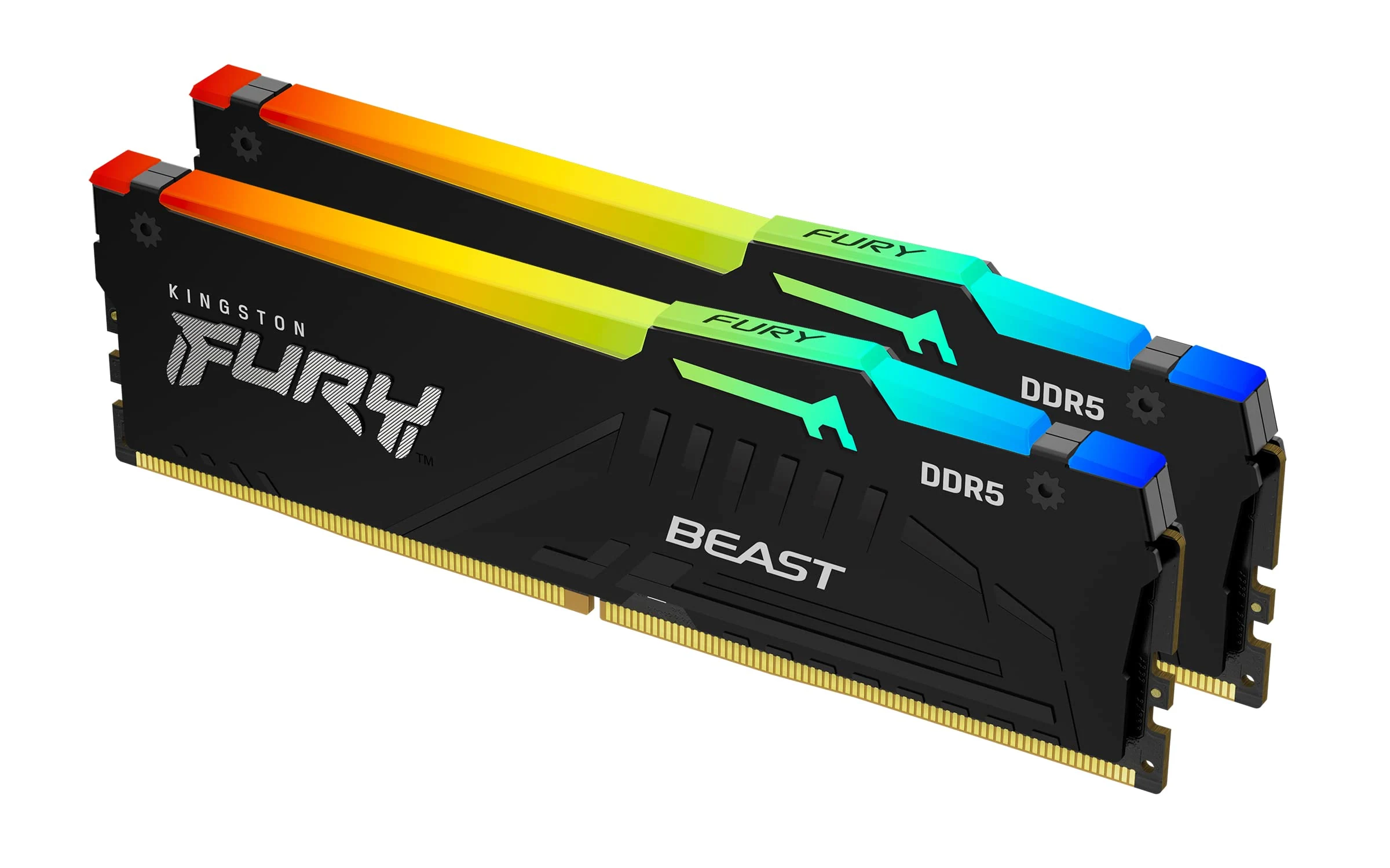 RAM Kingston FURY Beast RGB 16GB (1x16GB) DDR5 5200MHz - Black - New