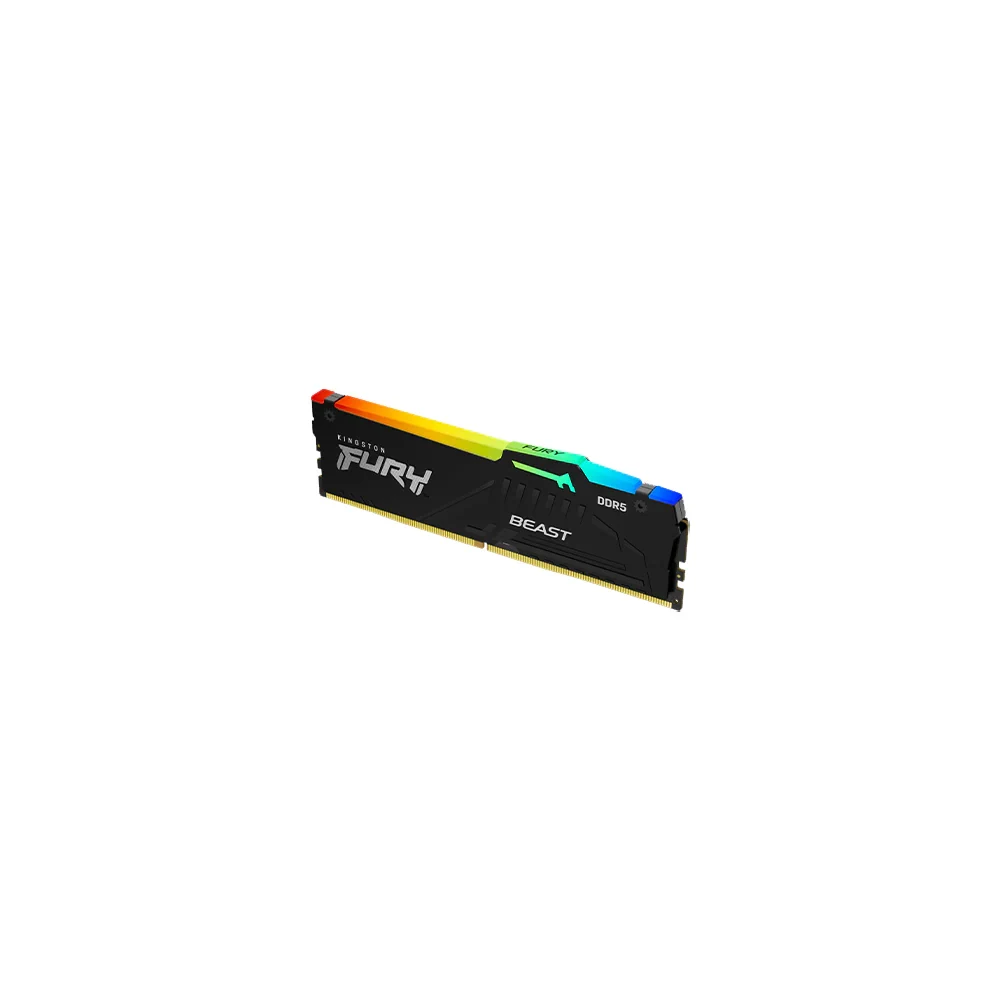 RAM Kingston FURY Beast RGB 32GB (1x32GB) DDR5 5200MHz - Black - New