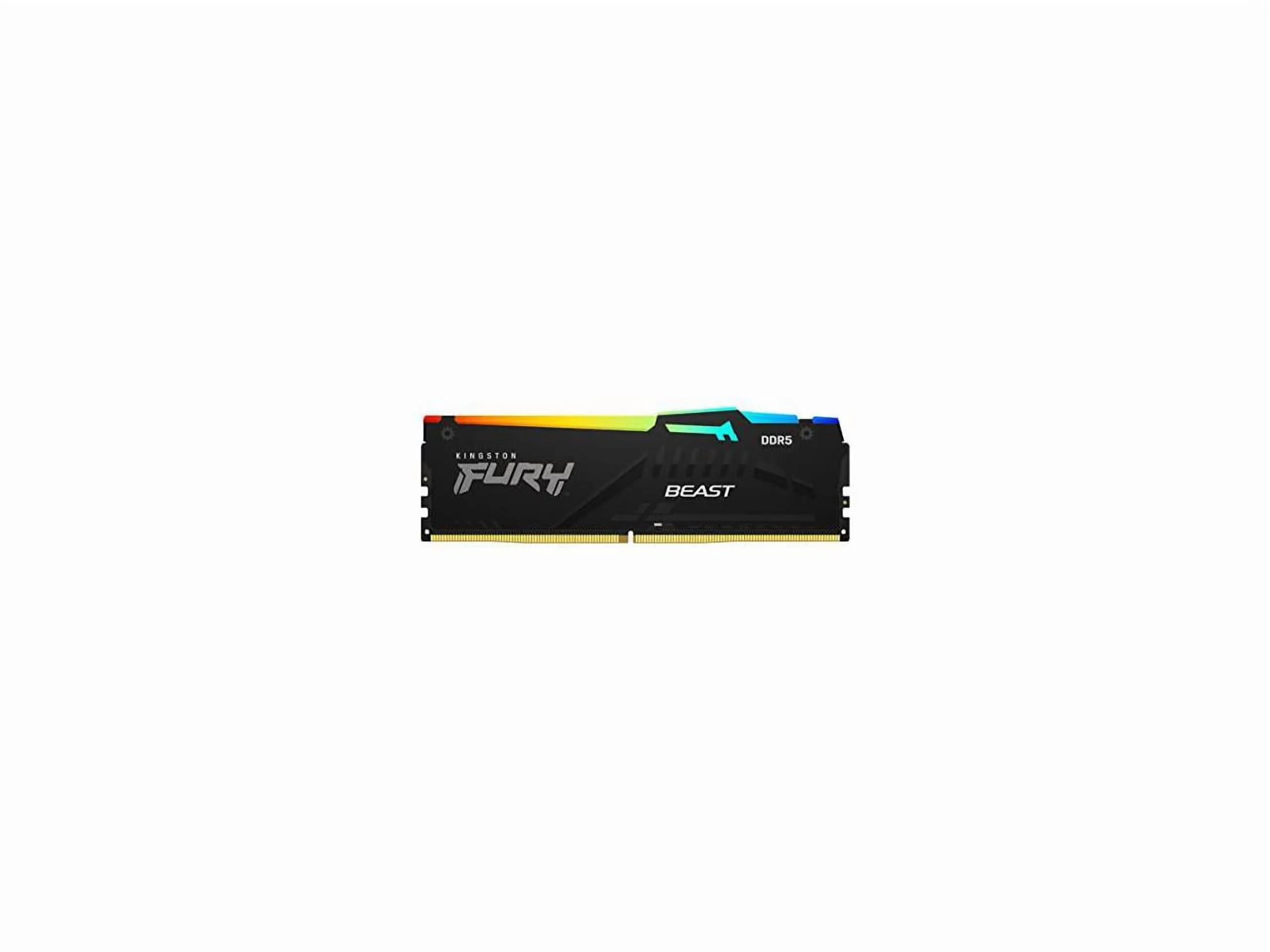 RAM Kingston FURY Beast RGB 32GB (2x16GB) DDR5 6000MHz - Black - New
